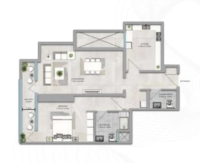 1 BR