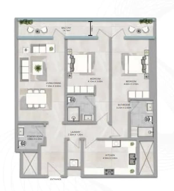2 BR