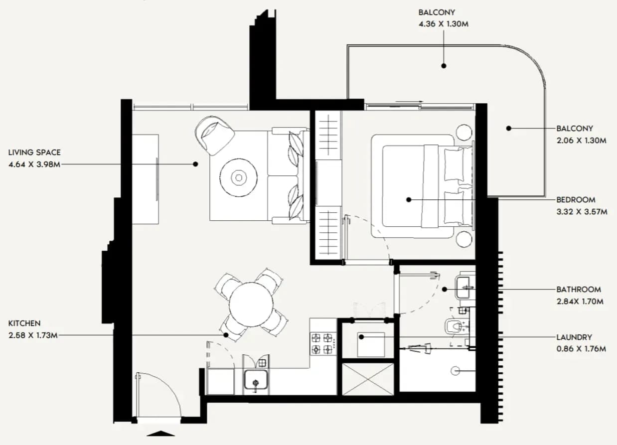 1 BR