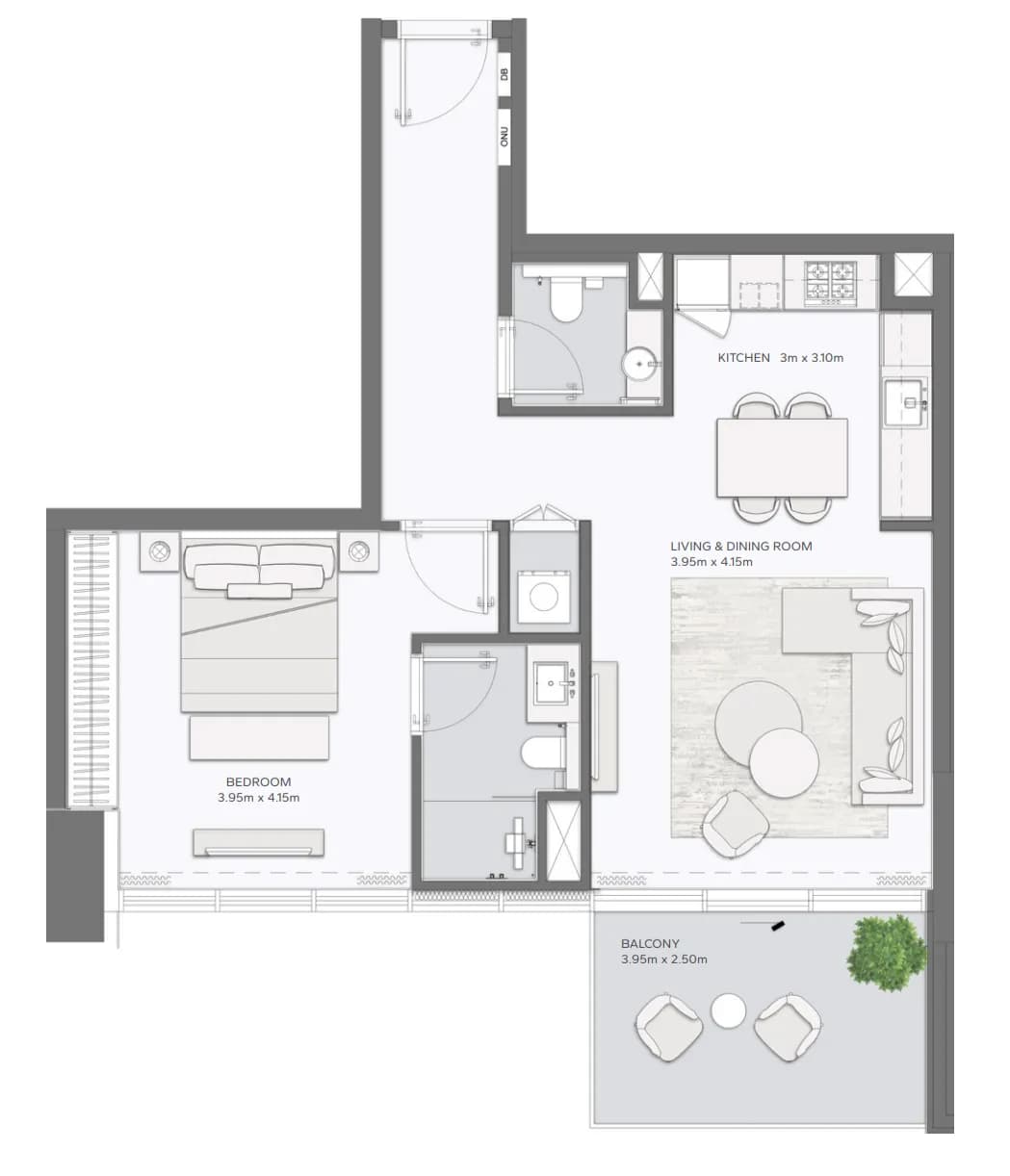 1 BR