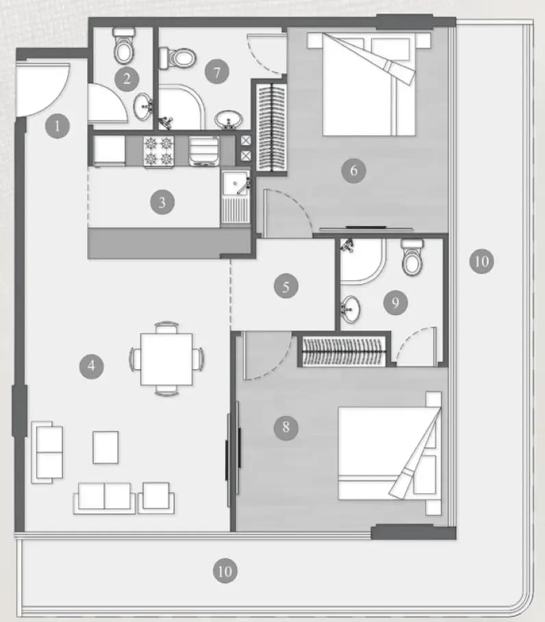 2 BR
