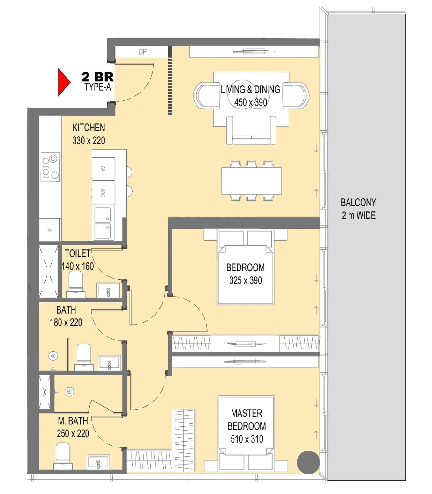 2 BR