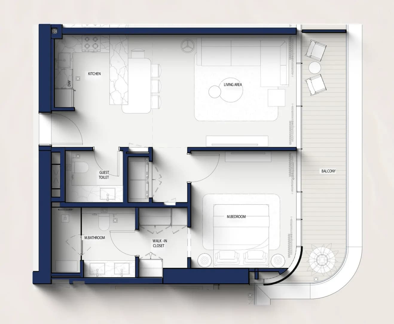 1 BR