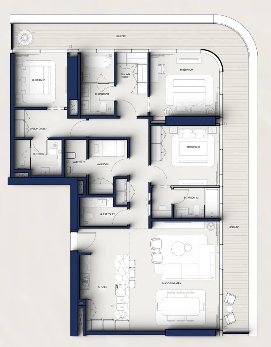 3 BR