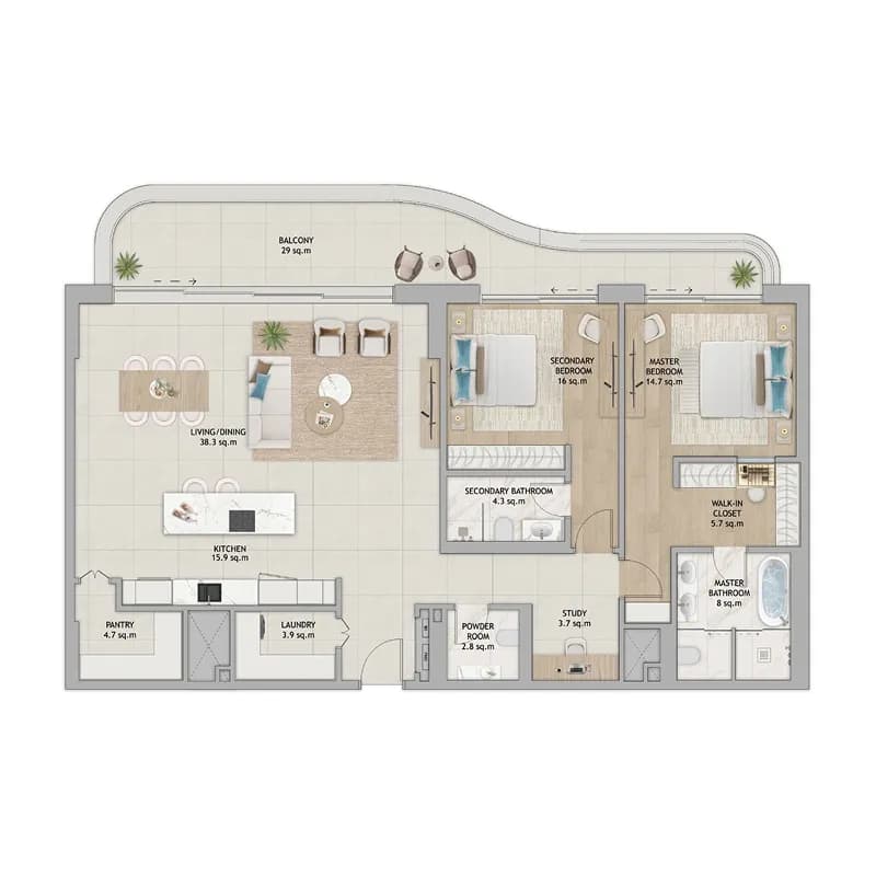 2 BR