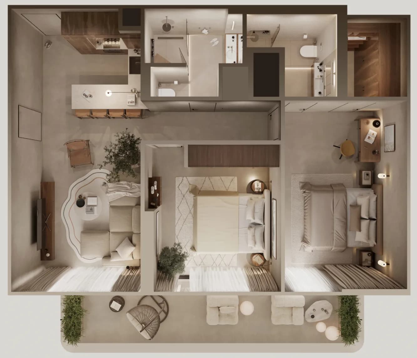 2 BR