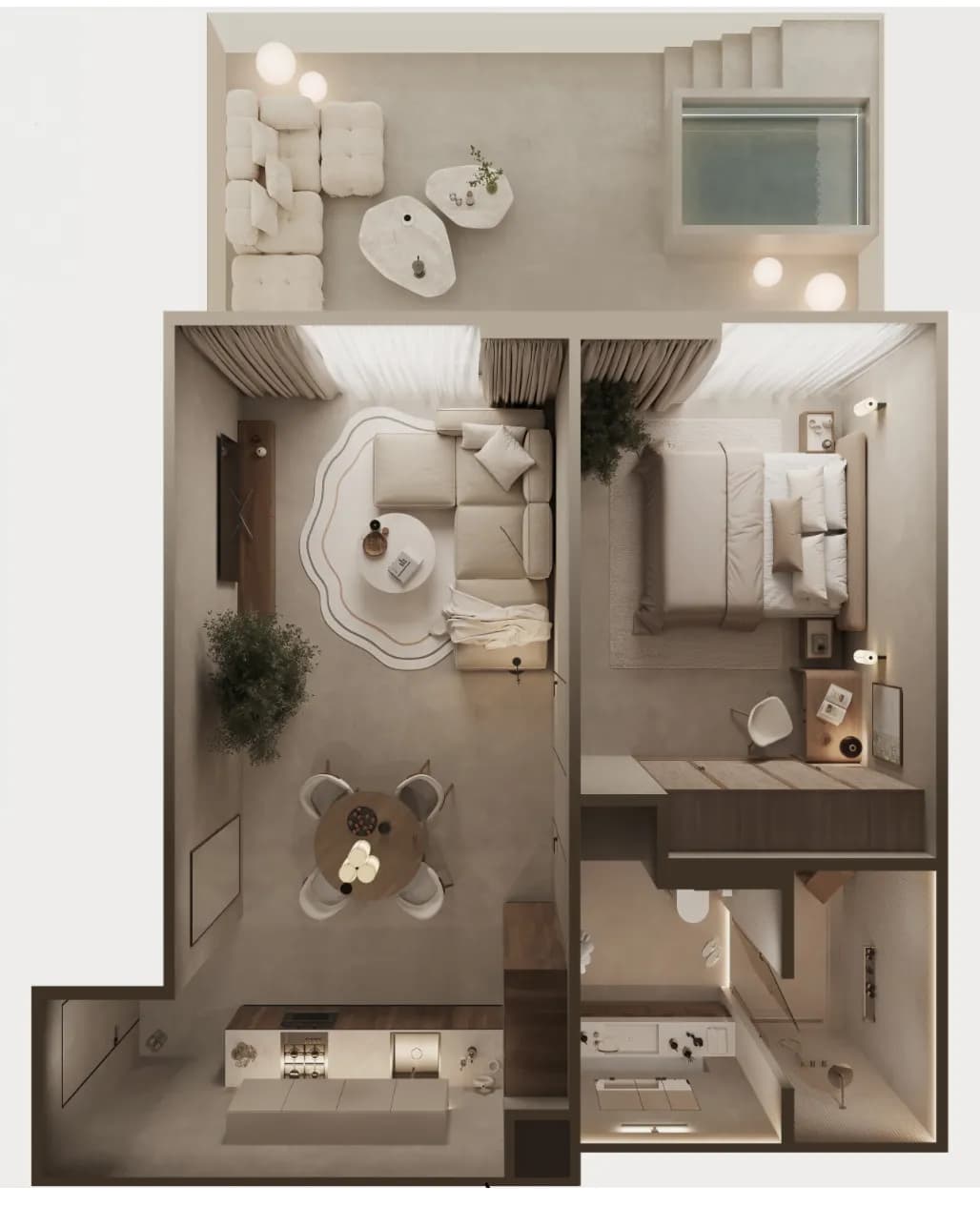 1 BR