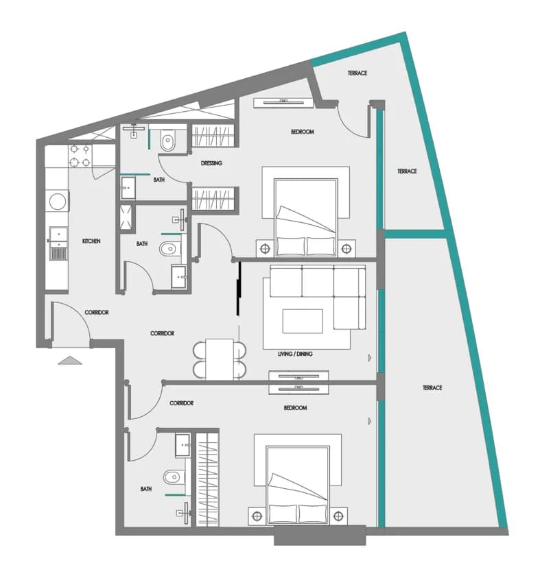 2 BR