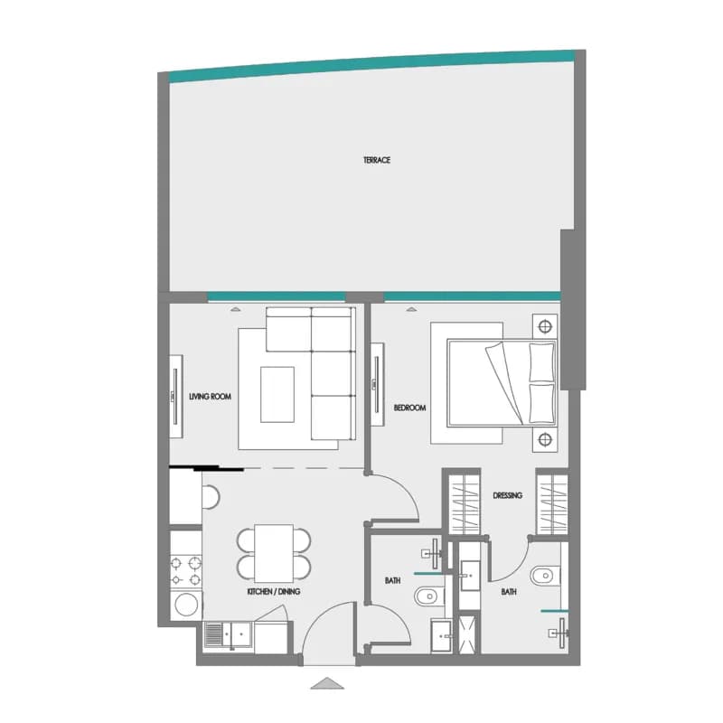 1 BR