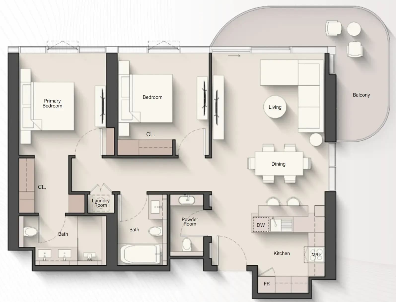 2 BR