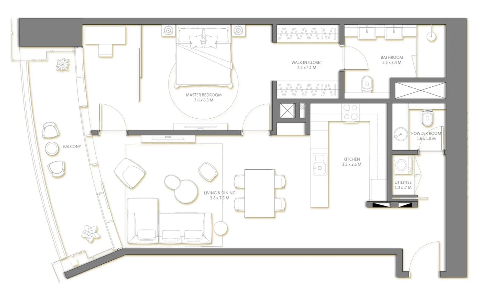 1 BR
