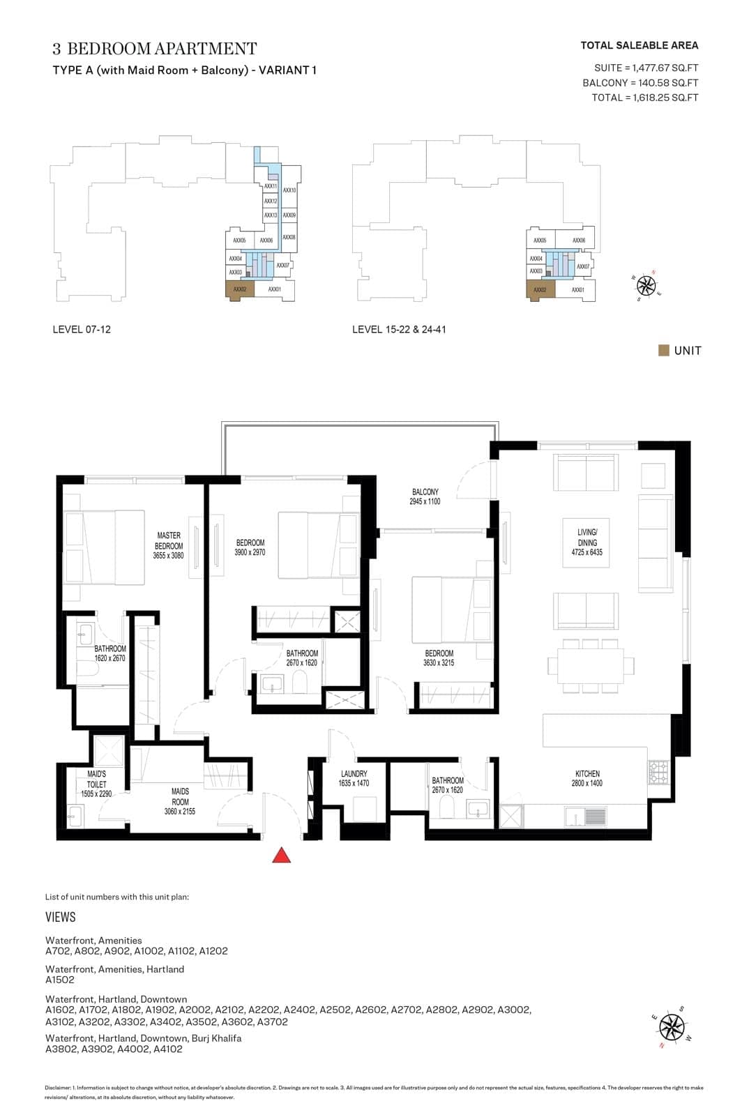 3 BR