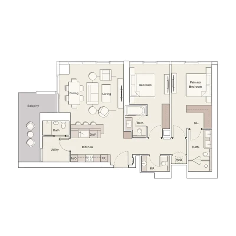 2 BR