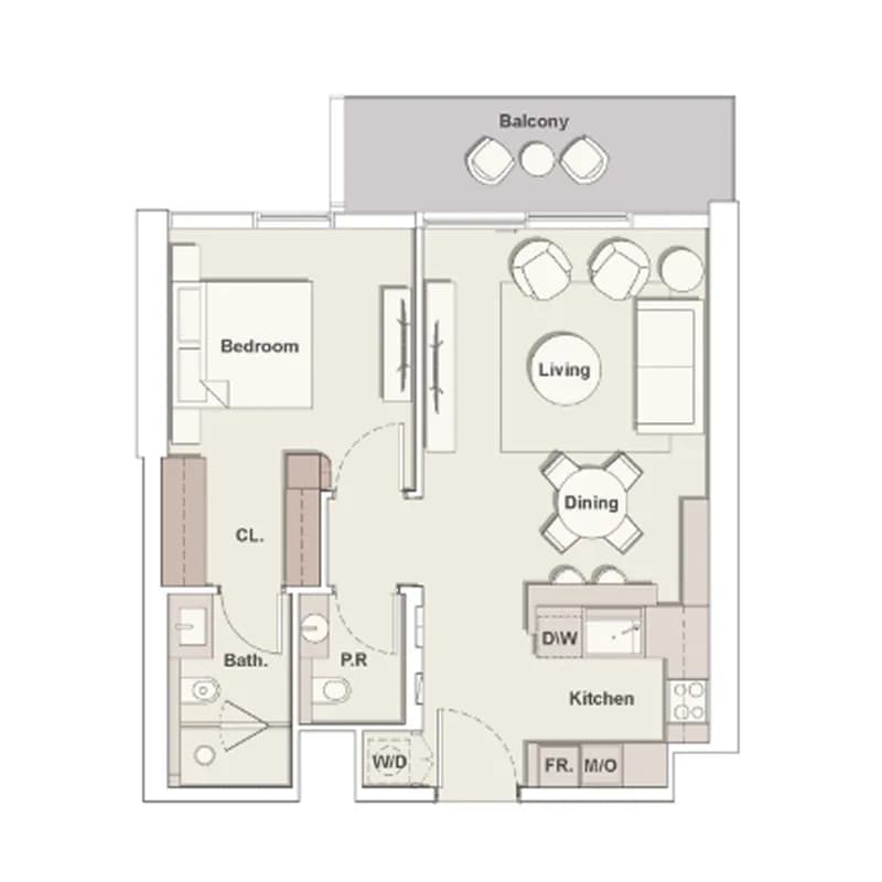1 BR