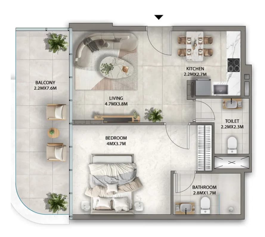 1 BR