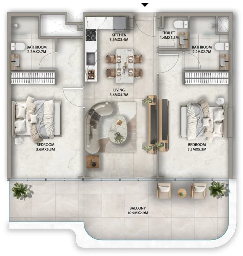 2 BR
