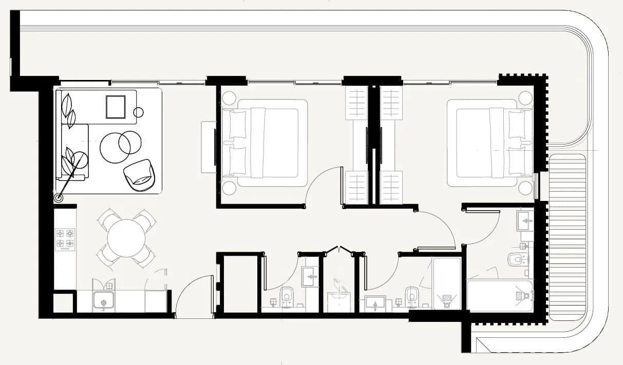 2 BR