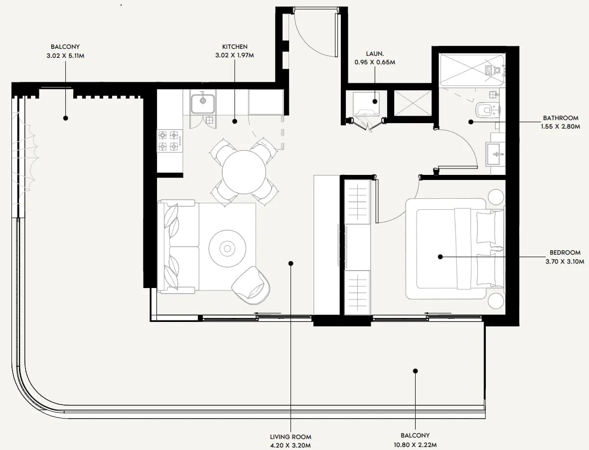 1 BR