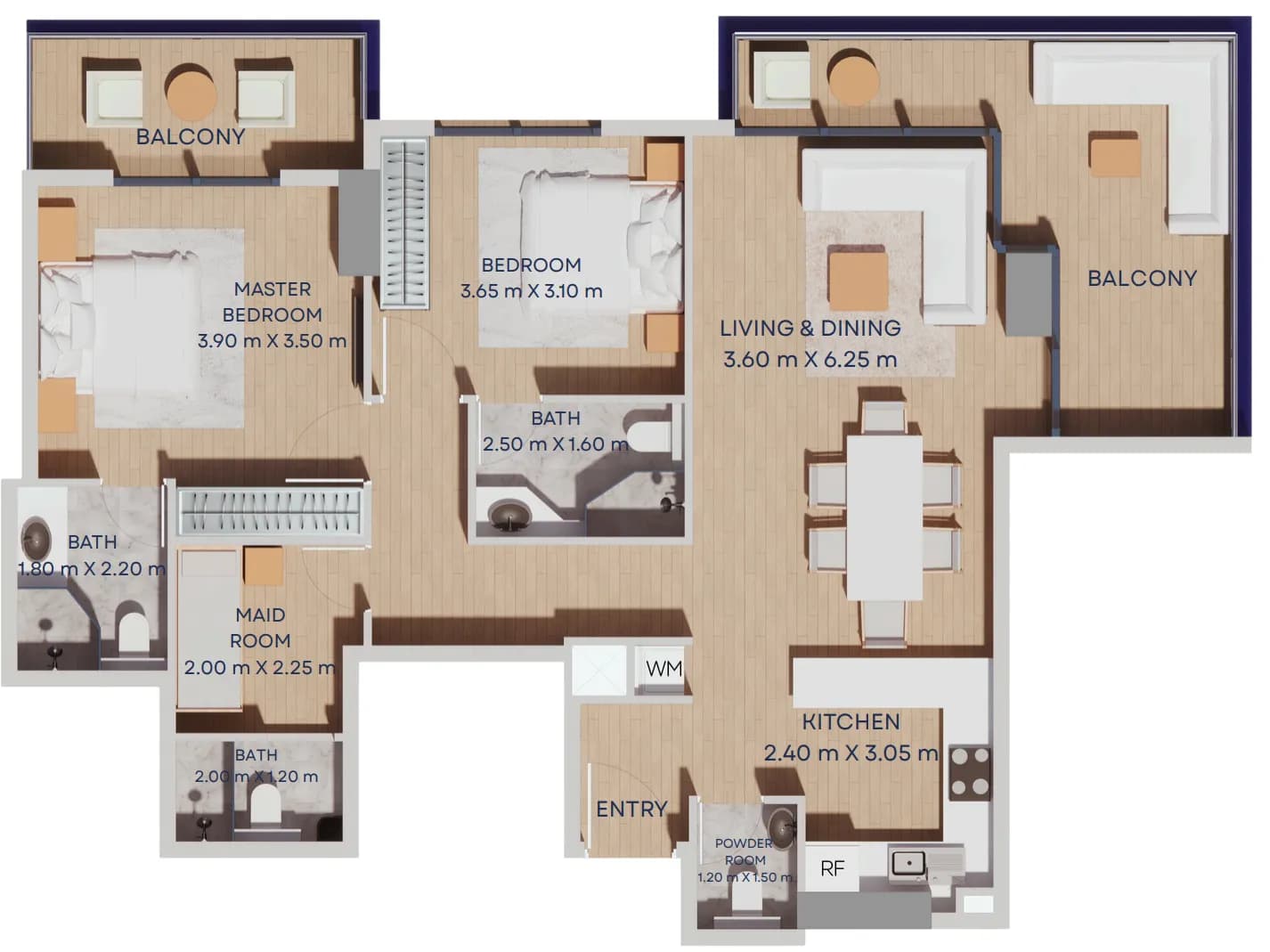 2 BR