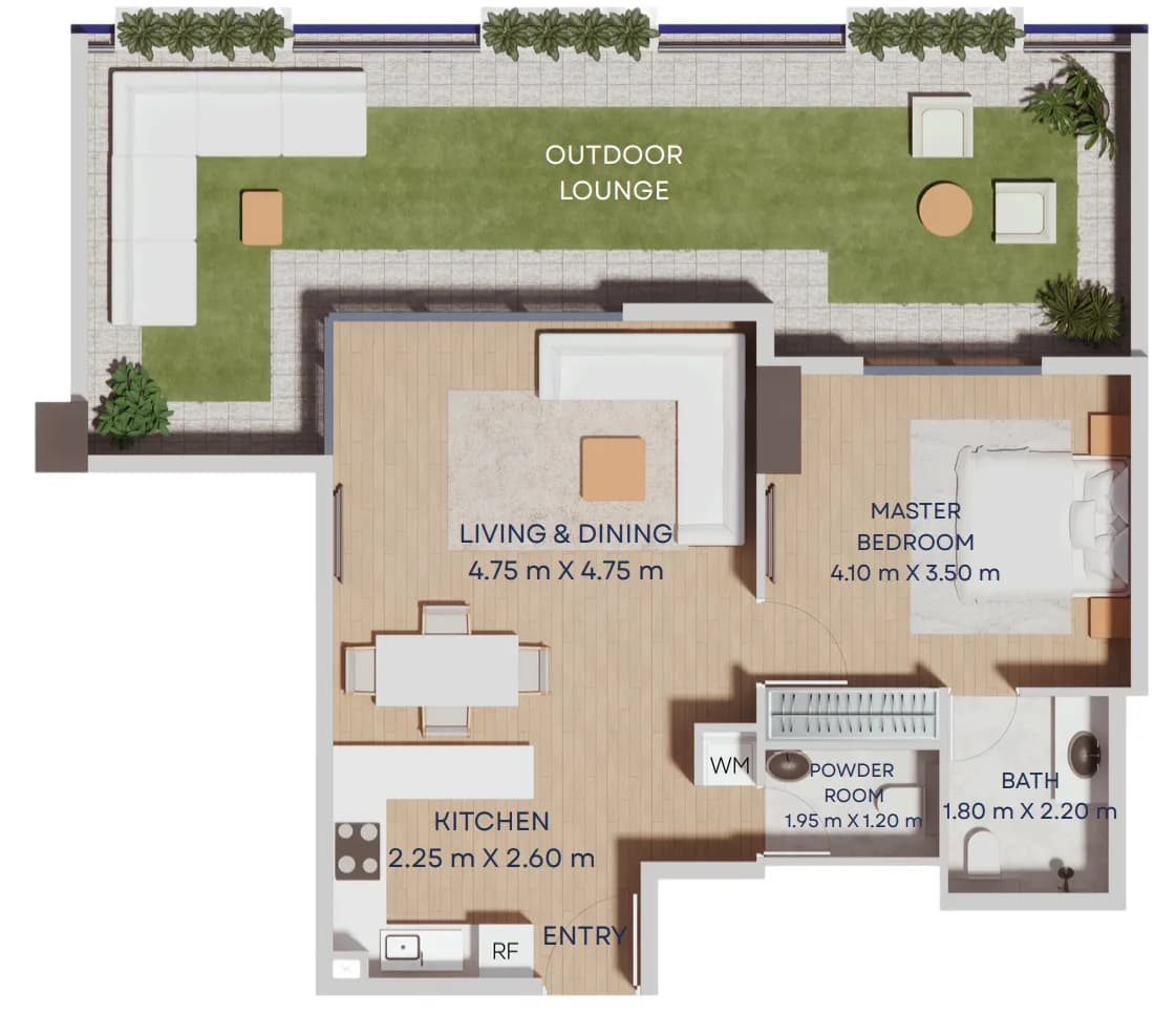 1 BR