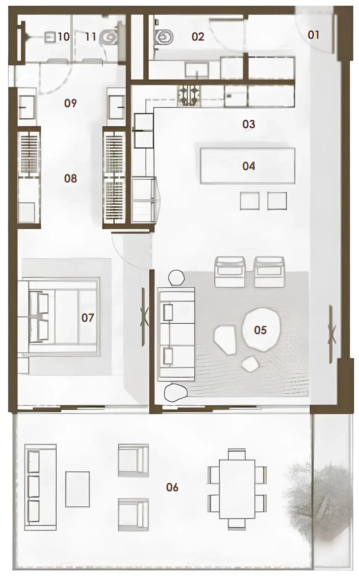 1 BR