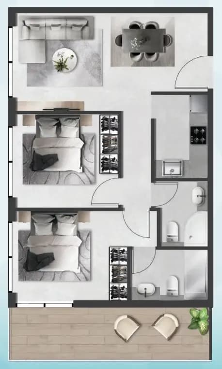 2 BR