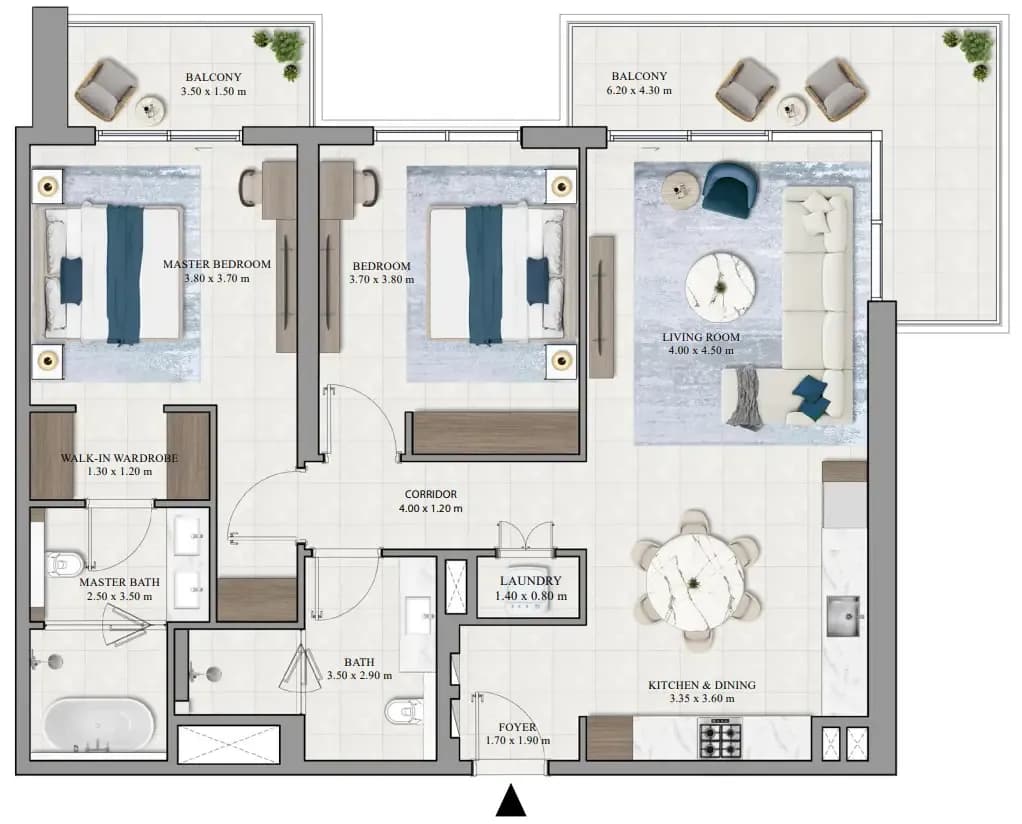 2 BR