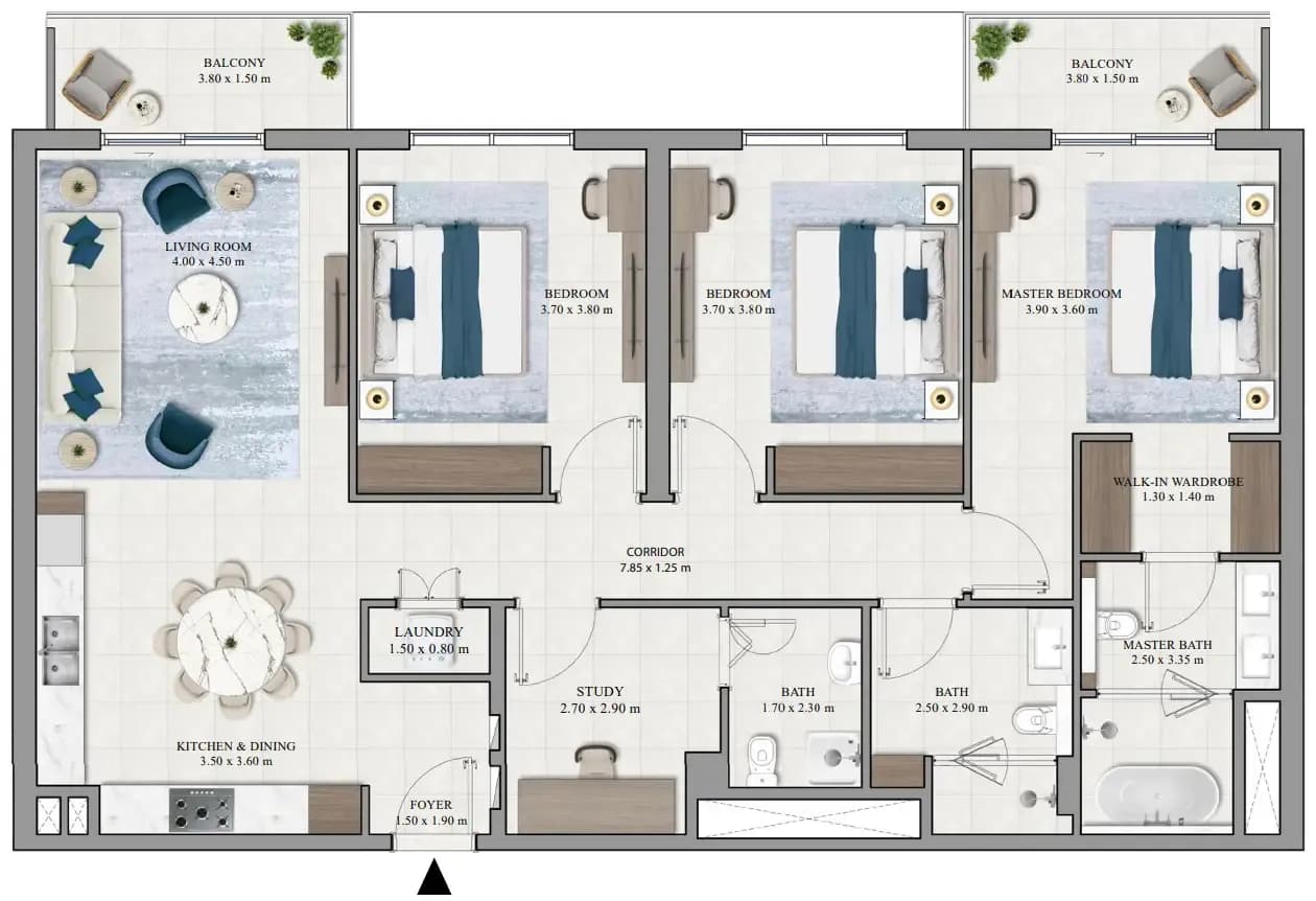 3 BR