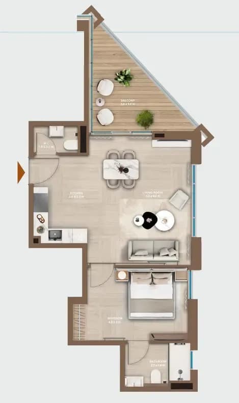1 BR