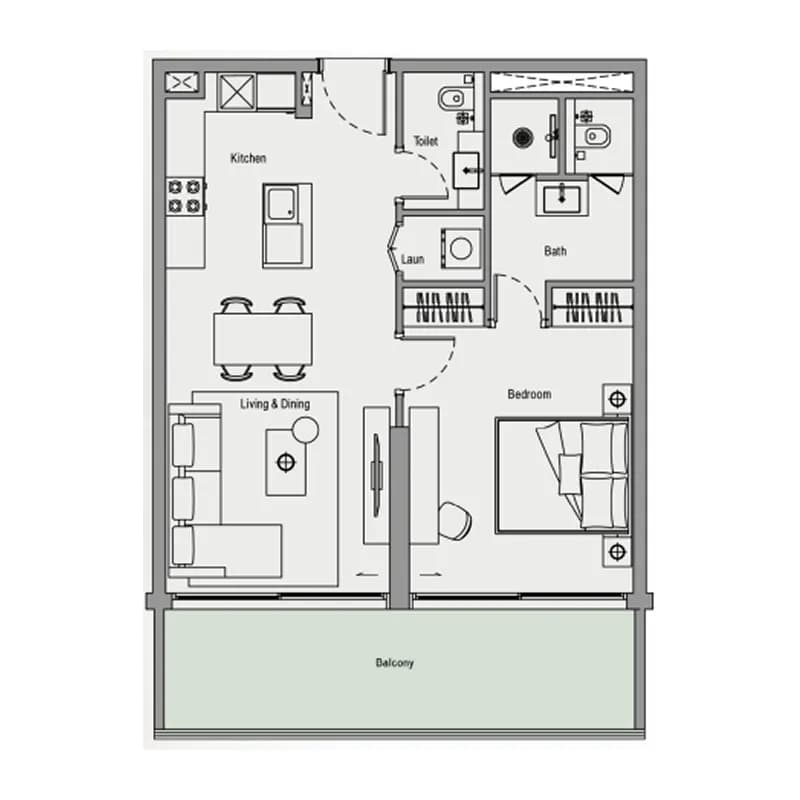 1 BR