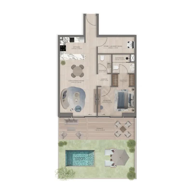 1 BR