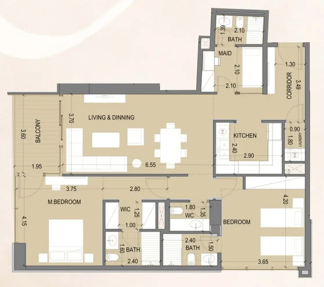 2 BR