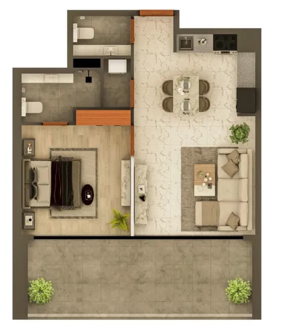 1 BR