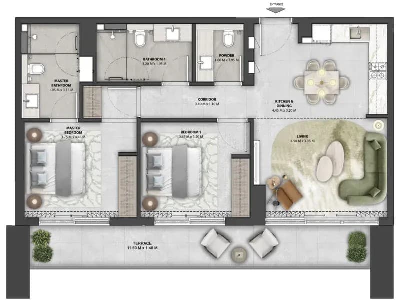 2 BR