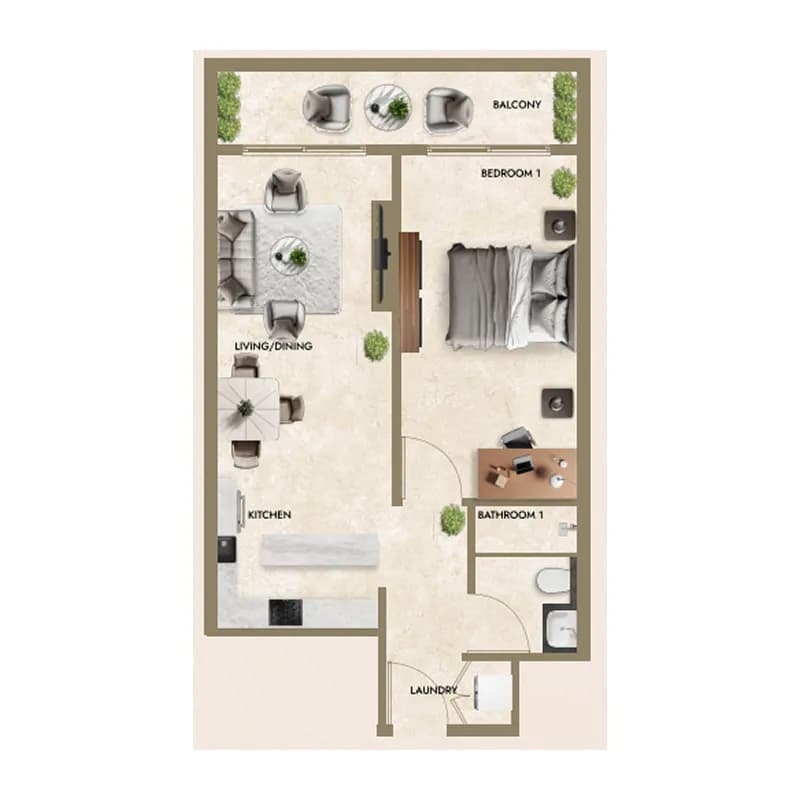 1 BR