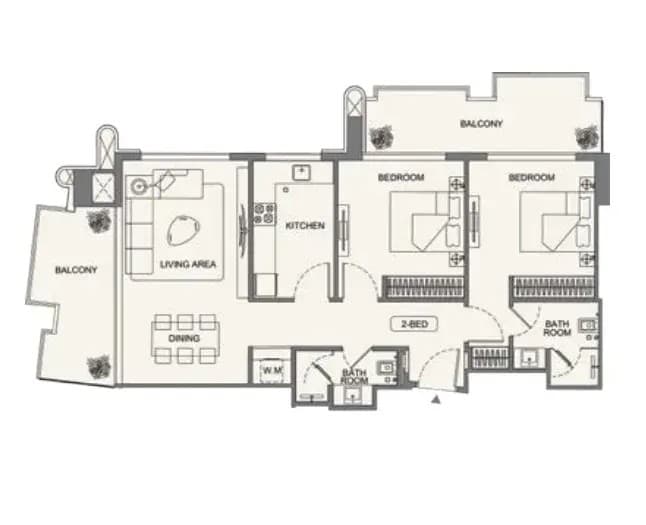 2 BR