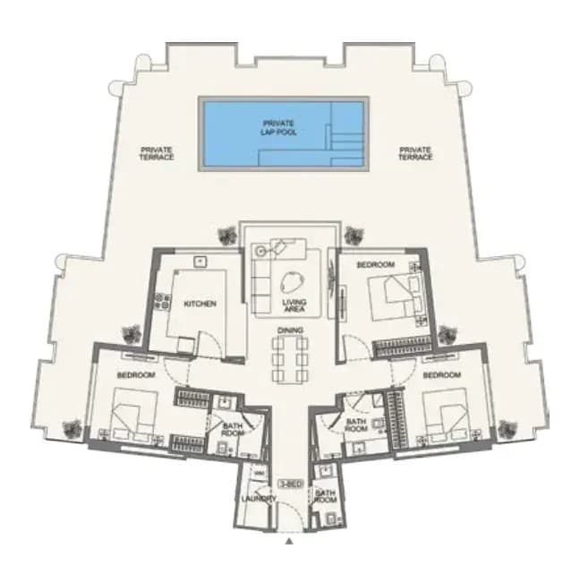 3 BR