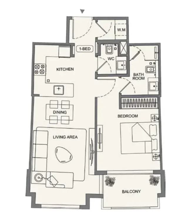 1 BR