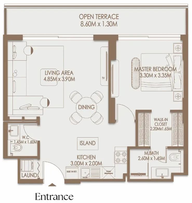 1 BR
