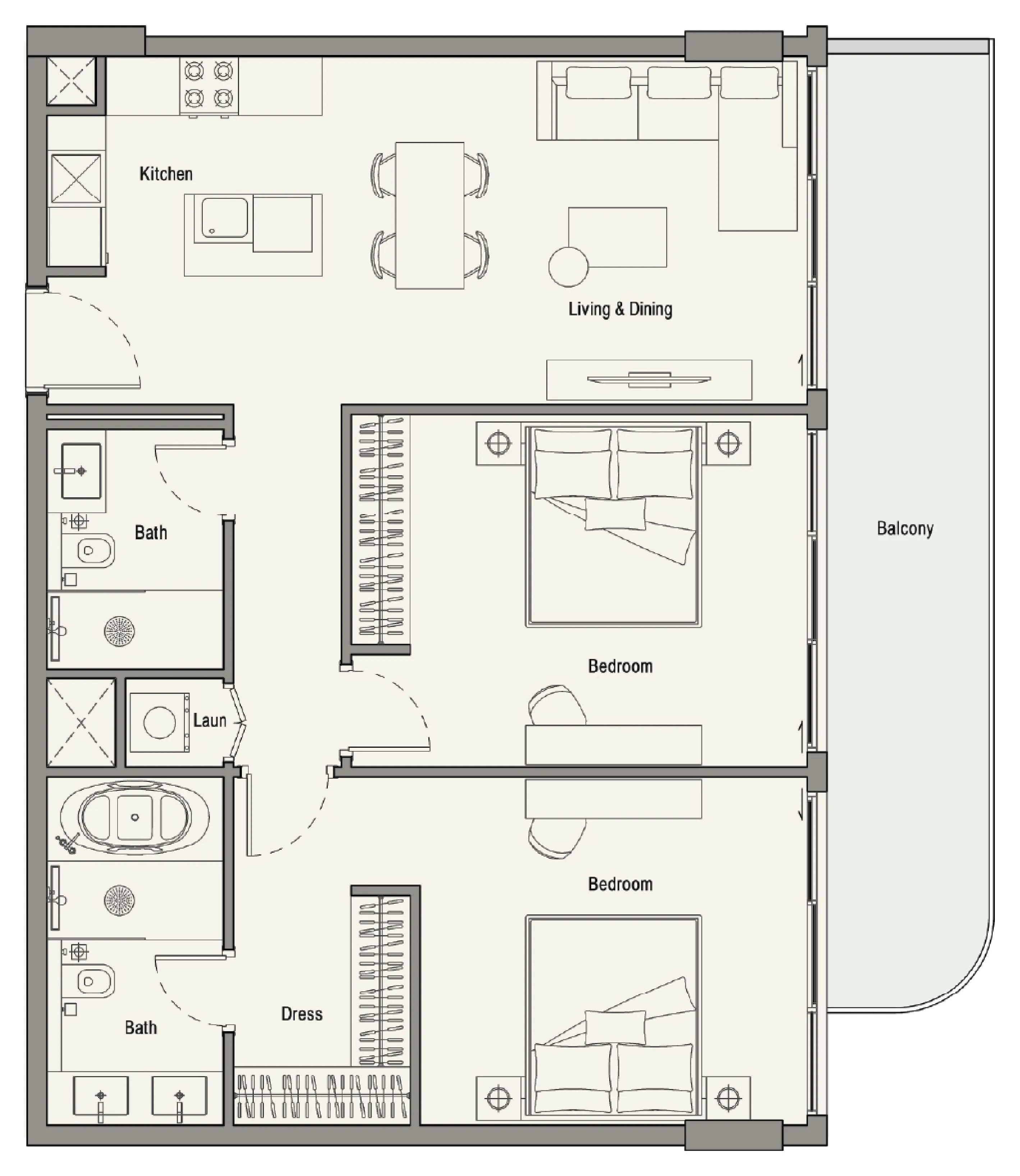 2 BR