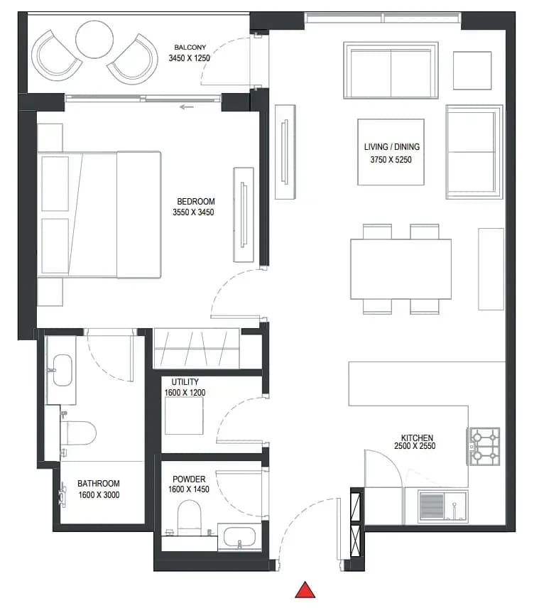 1 BR