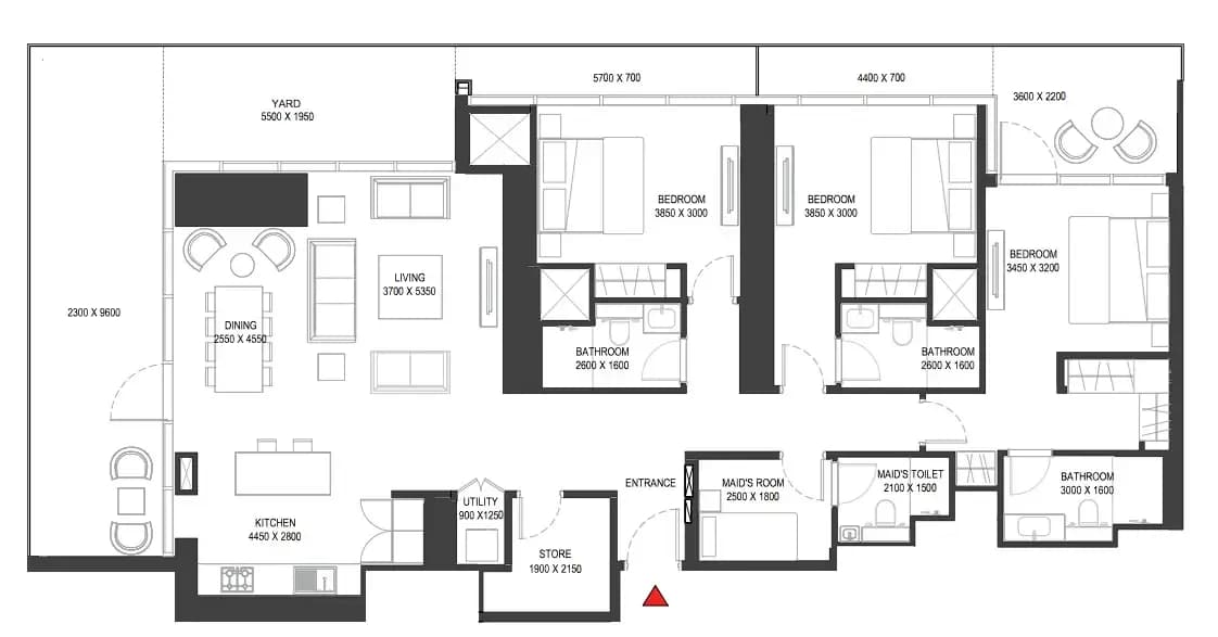 3 BR