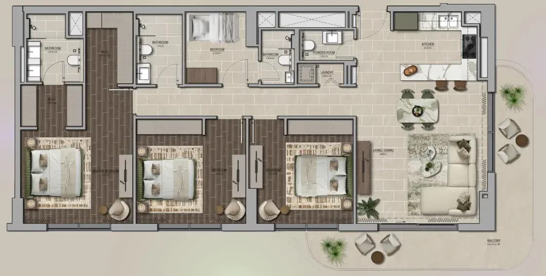 3 BR