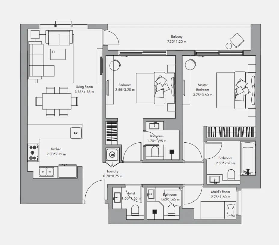 2 BR