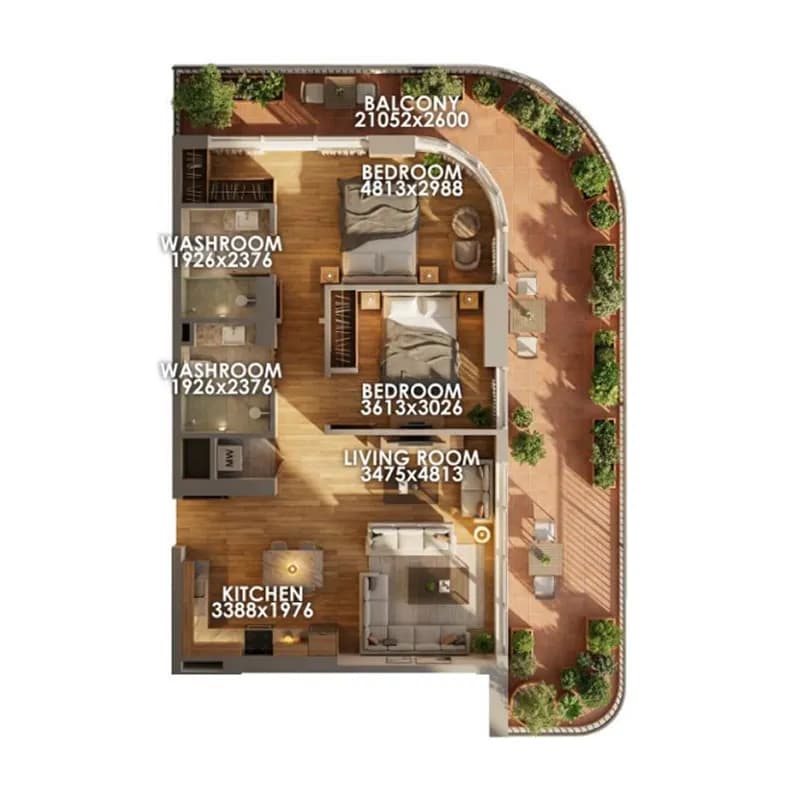 2 BR