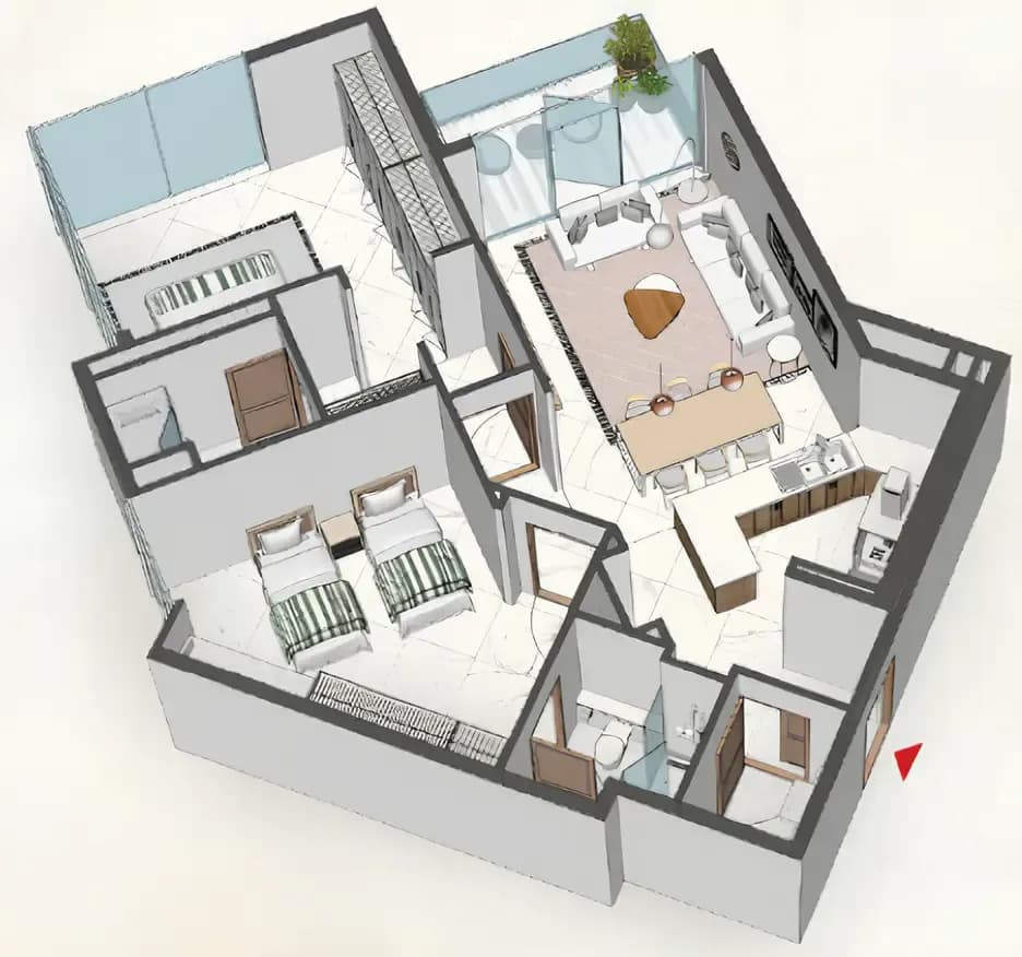 2 BR