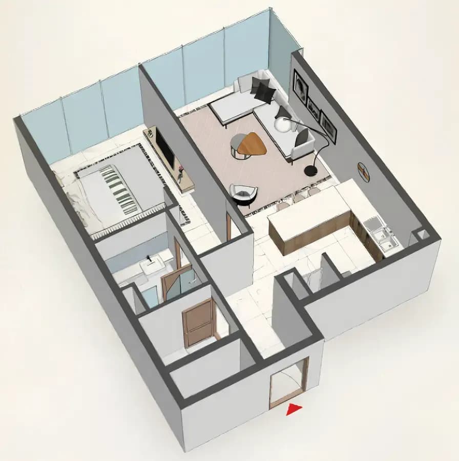 1 BR