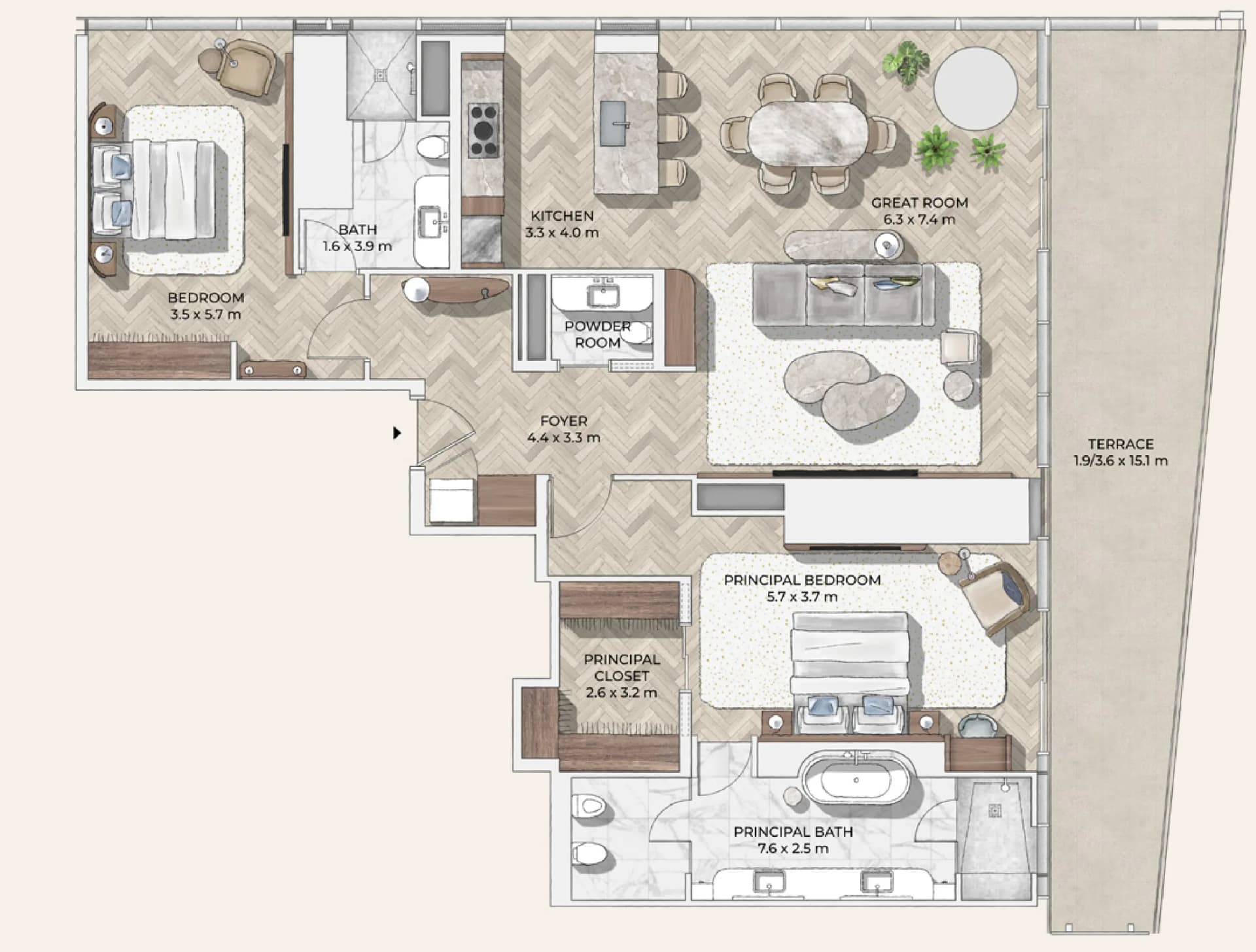 2 BR