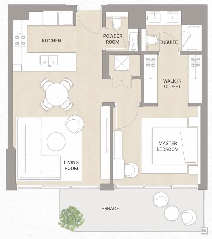 1 BR