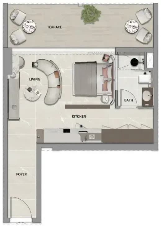 1 BR